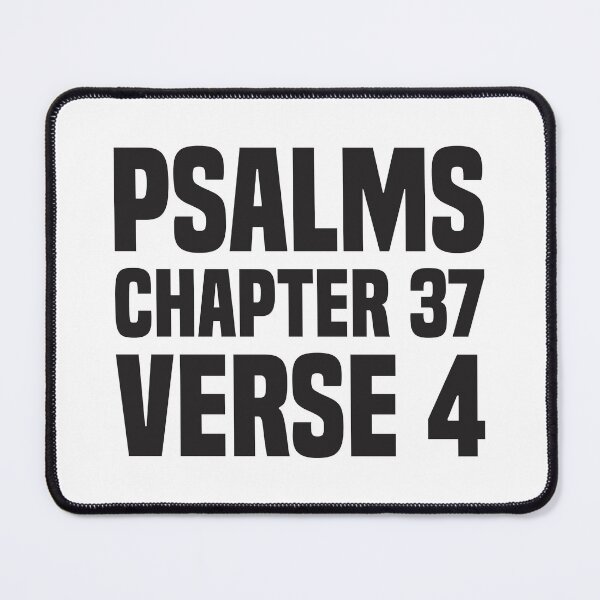 Item preview, Psalms Chapter 37 Verse 4 - Bible Quote designed and sold by Vector-Artist.