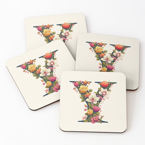Item preview, Letra Y Floral designed and sold by zzz888.