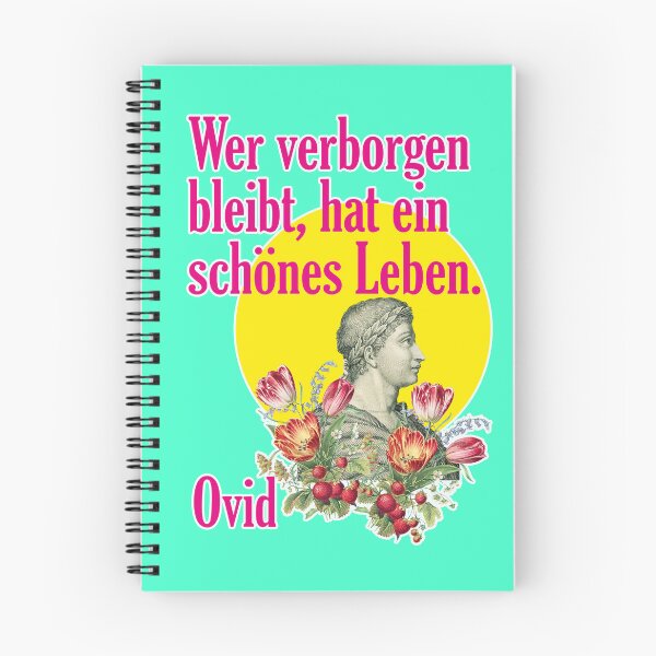 Item preview, He who remains hidden has a beautiful life, Ovid designed and sold by Mauswohn.