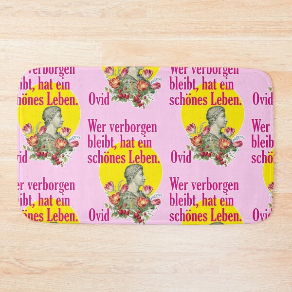 Item preview, He who remains hidden has a beautiful life, Ovid designed and sold by Mauswohn.