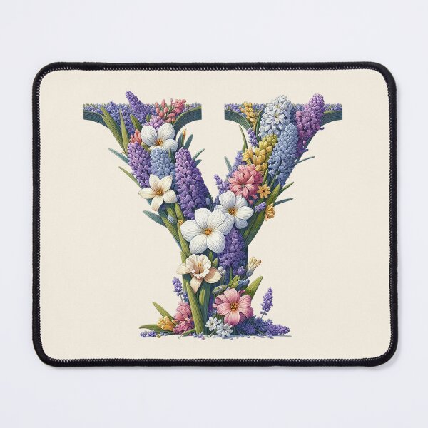 Item preview, Floral Letter Y designed and sold by zzz888.