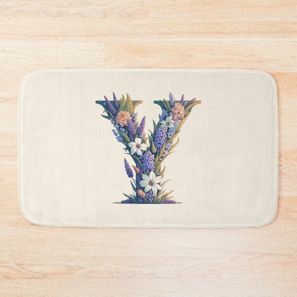 Item preview, Floral Letter Y designed and sold by zzz888.