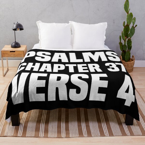 Item preview, Psalms Chapter 37 Verse 4 - Scripture Quote designed and sold by Vector-Artist.
