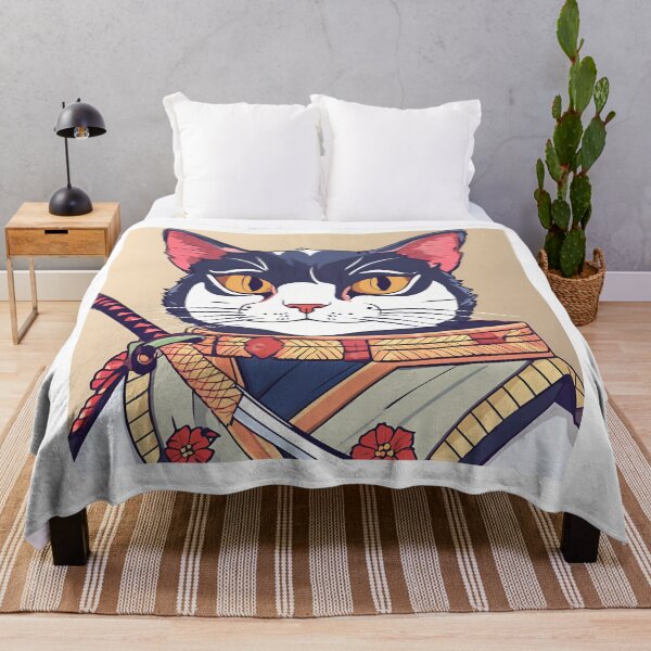 Item preview, samurai cat designed and sold by ATNDesigns.
