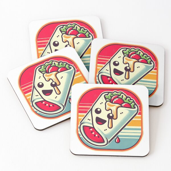 Item preview, Burrito (Retro) designed and sold by Bubble-Boris.