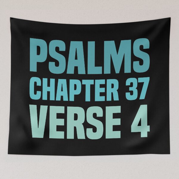 Item preview, Psalms Chapter 37 Verse 4 - Bible Quote designed and sold by Vector-Artist.