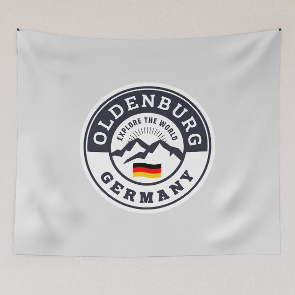 Item preview, Oldenburg Germany Black and White Crest designed and sold by World Designs.