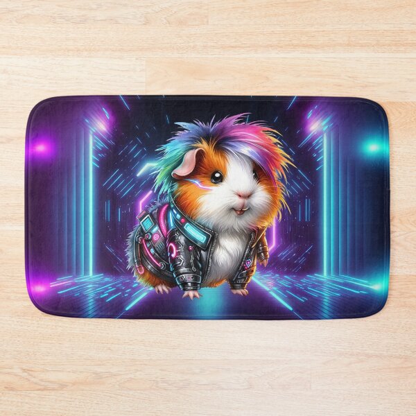 Item preview, Cyberpunk Guinea Pig Warrior designed and sold by Sillytoe.
