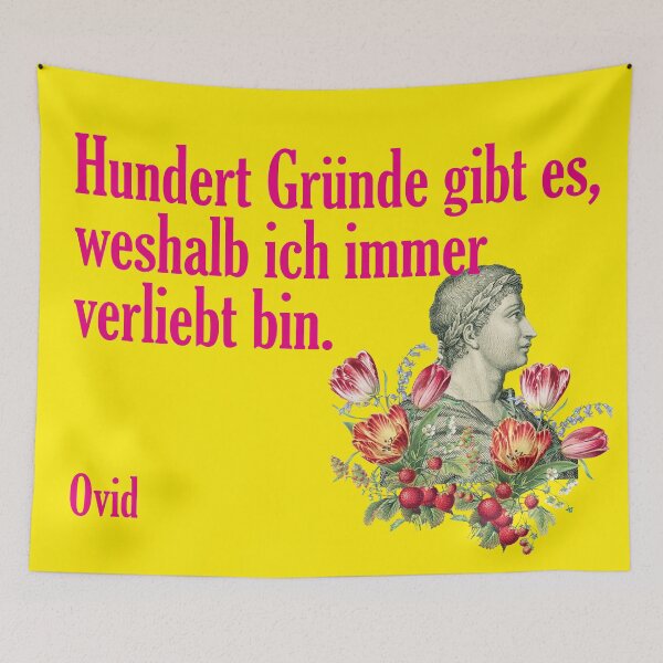 Item preview, There are a hundred reasons why I am always in love, Ovid designed and sold by Mauswohn.