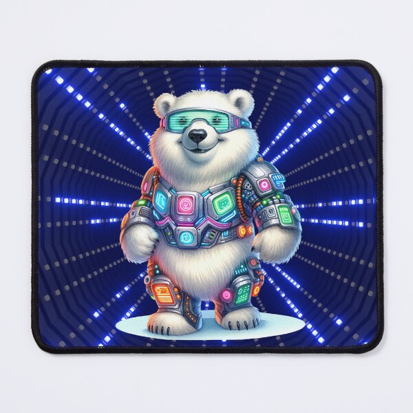 Item preview, Tech-Savvy Polar Bear Explorer designed and sold by Sillytoe.