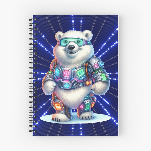 Item preview, Tech-Savvy Polar Bear Explorer designed and sold by Sillytoe.