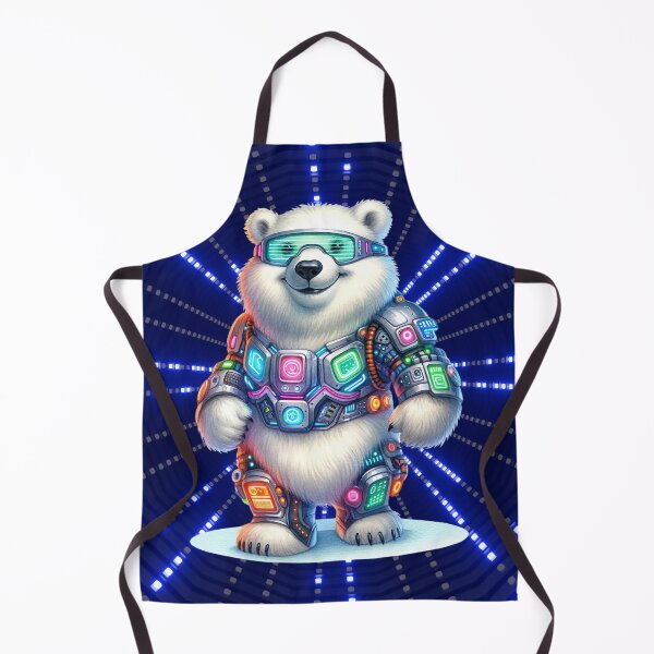Item preview, Tech-Savvy Polar Bear Explorer designed and sold by Sillytoe.