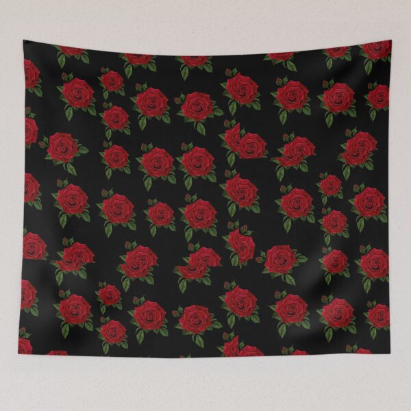 Item preview, Red Rose Pattern designed and sold by DecoVibe.