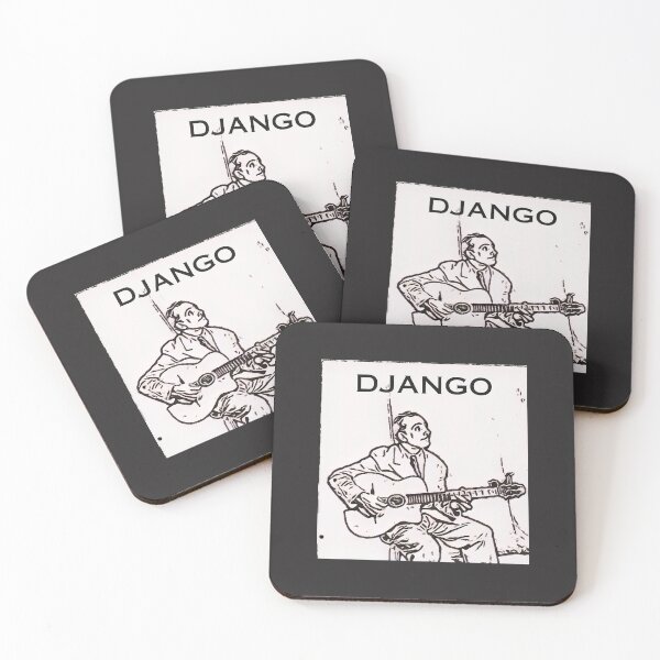 Item preview, The Retro Django Reinhardt Jazz Guitarist Musician designed and sold by FociCreate.