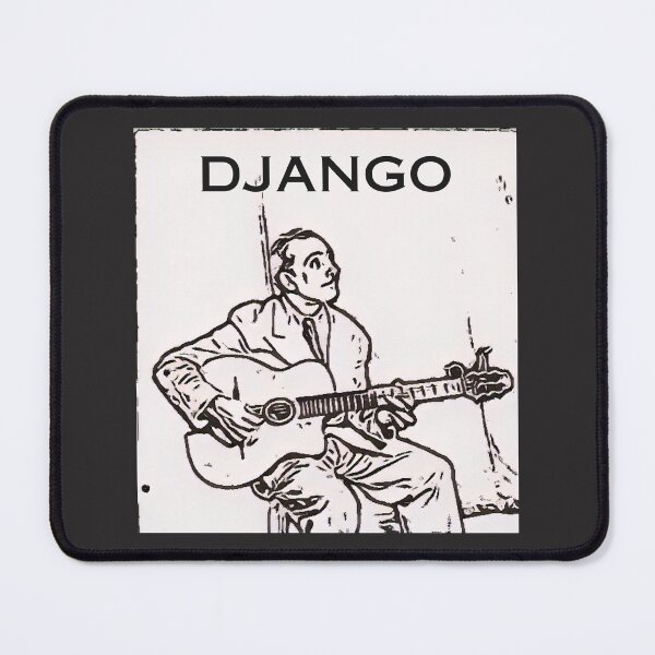 Item preview, The Retro Django Reinhardt Jazz Guitarist Musician designed and sold by FociCreate.