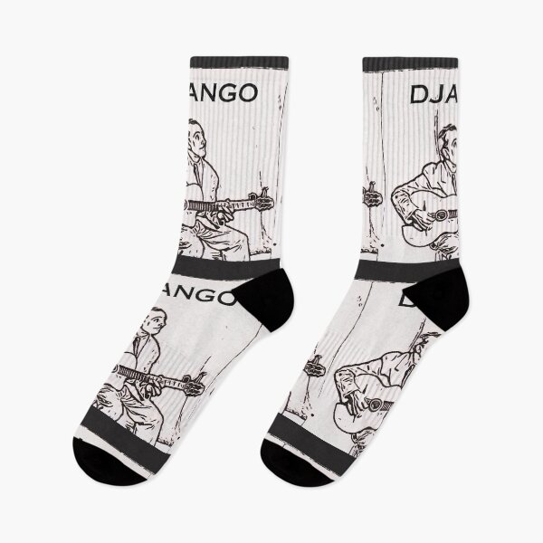 Item preview, The Retro Django Reinhardt Jazz Guitarist Musician designed and sold by FociCreate.