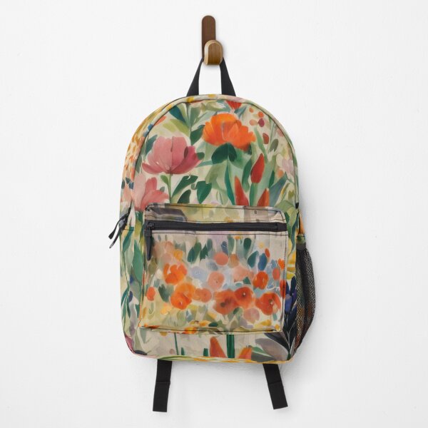 Item preview, Colorful Flower Garden Landscape - Watercolor Style Art Poster designed and sold by tarzbol.