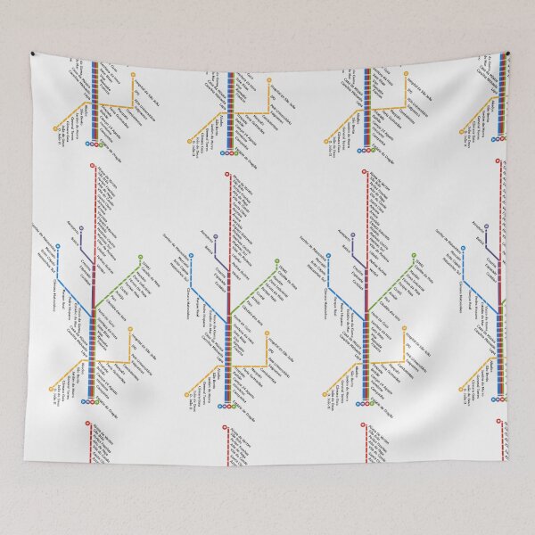 Item preview, Porto Portugal Metro Tube Underground Trains Map designed and sold by KALEIDOSCOPE UK.