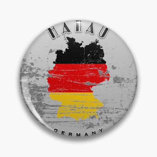 Item preview, Hanau Germany Flag Worn  designed and sold by World Designs.