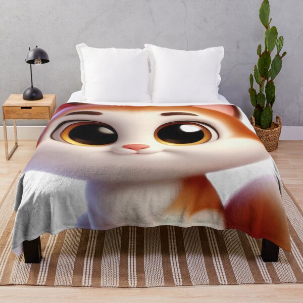 Artikelvorschau, Kirschblütenkatze, süßer Kawaii-Charakter, 3D-Rendering, entworfen und verkauft von ArteeInnovation.