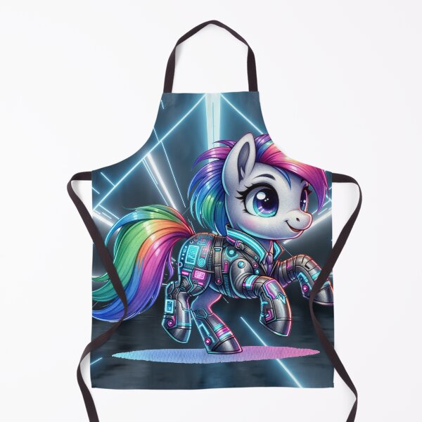 Item preview, Rainbow Cyber Pony designed and sold by Sillytoe.