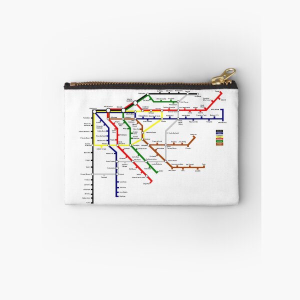 Item preview, Porto Portugal Train Metro Tube Underground City Map designed and sold by KALEIDOSCOPE UK.