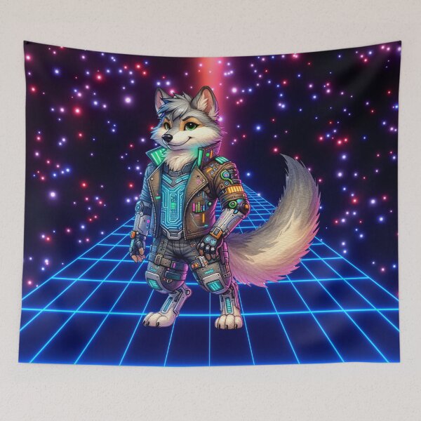 Item preview, Cyber Wolf Adventurer designed and sold by Sillytoe.