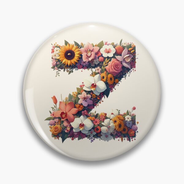 Item preview, Floral Letter Z designed and sold by zzz888.