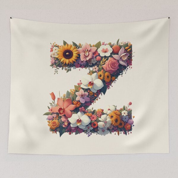 Item preview, Floral Letter Z designed and sold by zzz888.