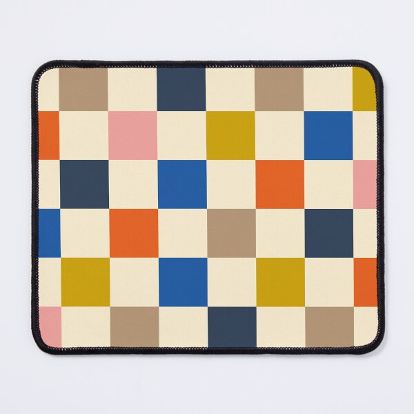 Item preview, Colorful Squares Blue Orange designed and sold by hamburgerliebe.