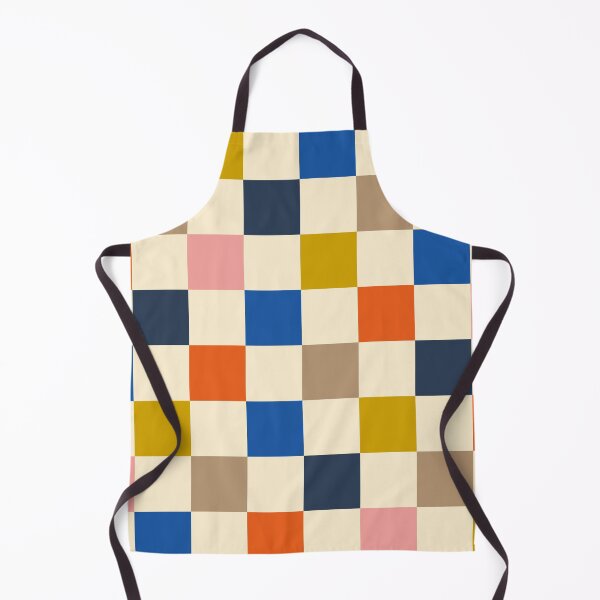 Item preview, Colorful Squares Blue Orange designed and sold by hamburgerliebe.