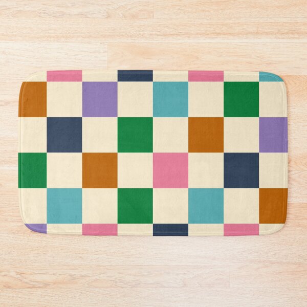 Item preview, Colorful Squares Green Violet designed and sold by hamburgerliebe.