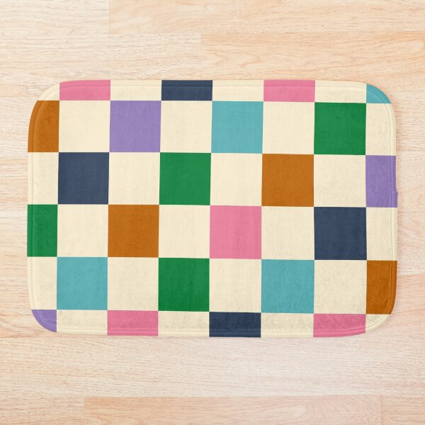 Item preview, Colorful Squares Green Violet designed and sold by hamburgerliebe.