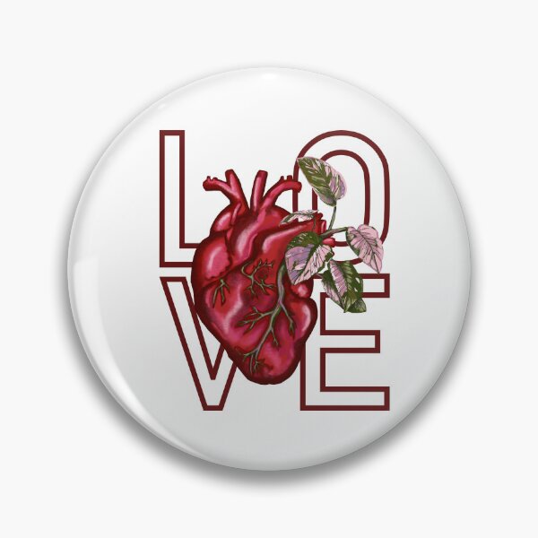 Item preview, Beautiful Flower Blossoming from the Heart designed and sold by Pandositive.
