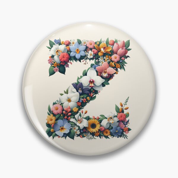 Item preview, Floral Letter Z designed and sold by zzz888.