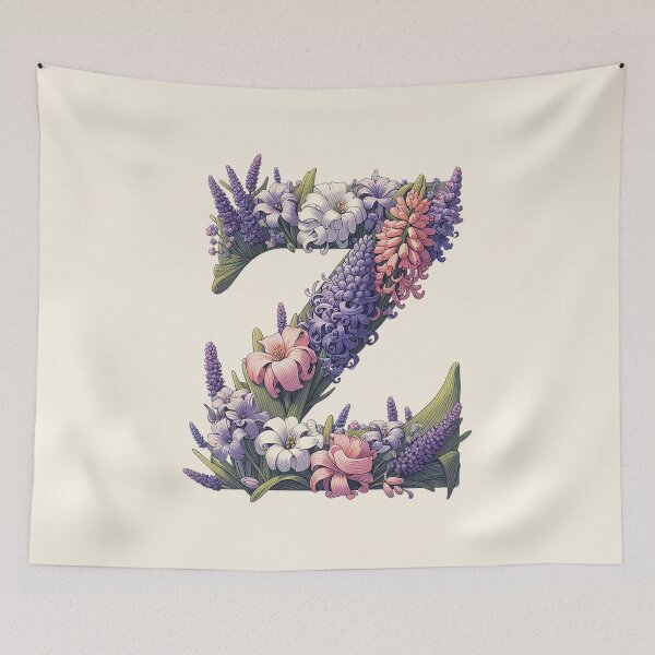 Item preview, Floral Letter Z designed and sold by zzz888.