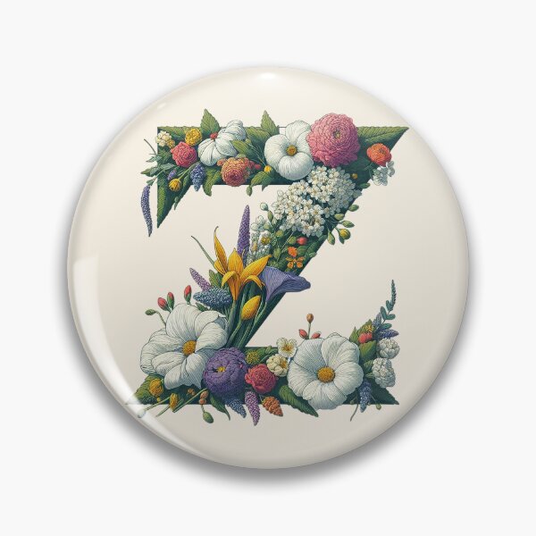 Item preview, Floral Letter Z designed and sold by zzz888.