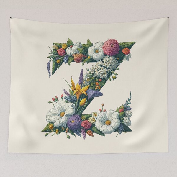 Item preview, Floral Letter Z designed and sold by zzz888.