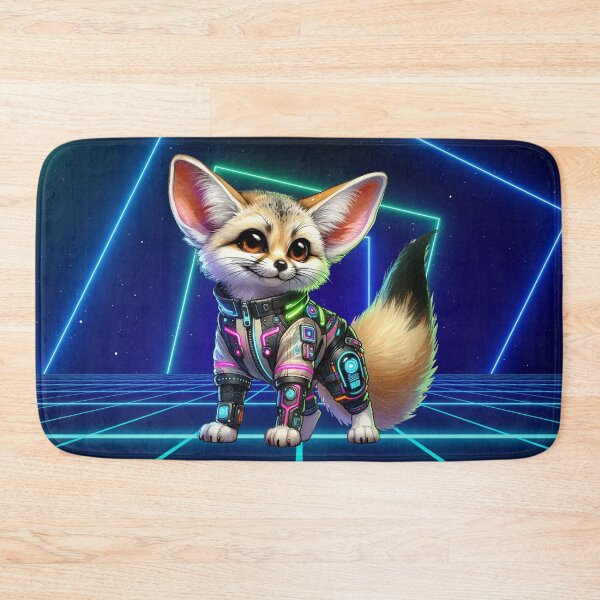 Item preview, Neon Fennec Fox Explorer designed and sold by Sillytoe.