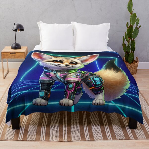 Item preview, Neon Fennec Fox Explorer designed and sold by Sillytoe.