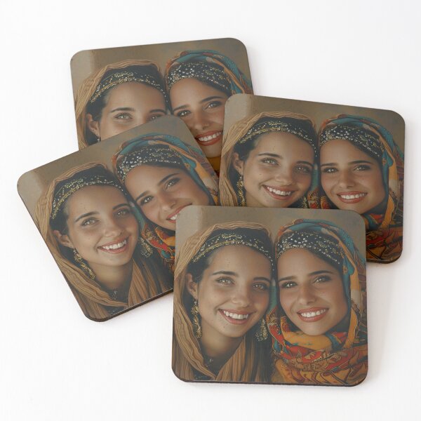 Item preview, Hassiba and Tafsut - Algerian Berber Twins designed and sold by HighlyDeep.