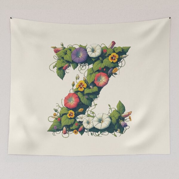 Item preview, Floral Letter Z designed and sold by zzz888.