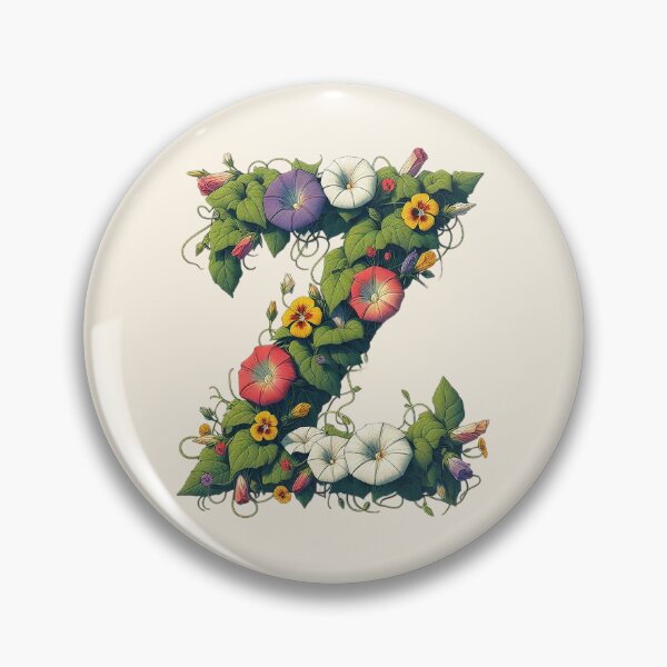 Item preview, Floral Letter Z designed and sold by zzz888.