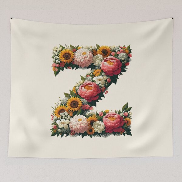 Item preview, Floral Letter Z designed and sold by zzz888.