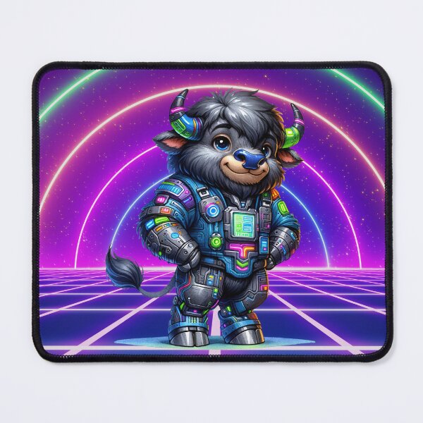 Item preview, Cyber Bison Guardian designed and sold by Sillytoe.