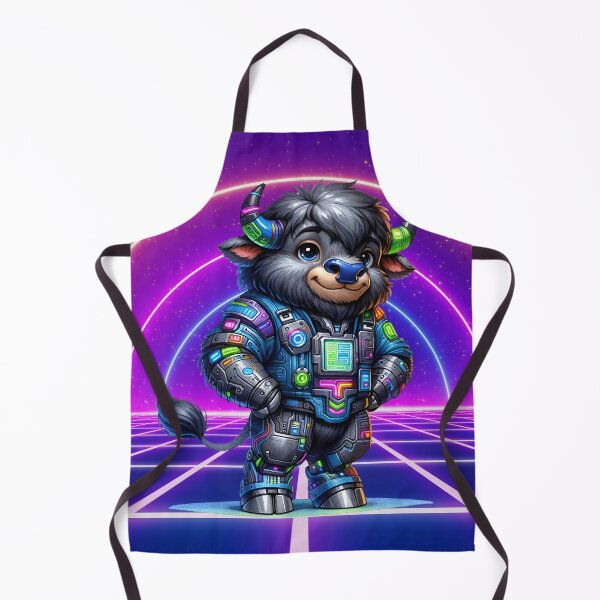 Item preview, Cyber Bison Guardian designed and sold by Sillytoe.