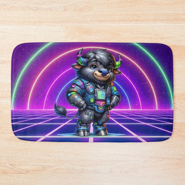 Item preview, Cyber Bison Guardian designed and sold by Sillytoe.