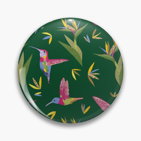 Item preview, Bird Paradise Green designed and sold by Katsillustration.