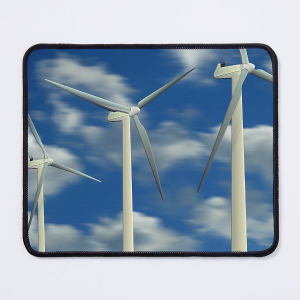 Item preview, Wind Turbines Renewable Sustainable Energy Blue Sky Round designed and sold by oz10.