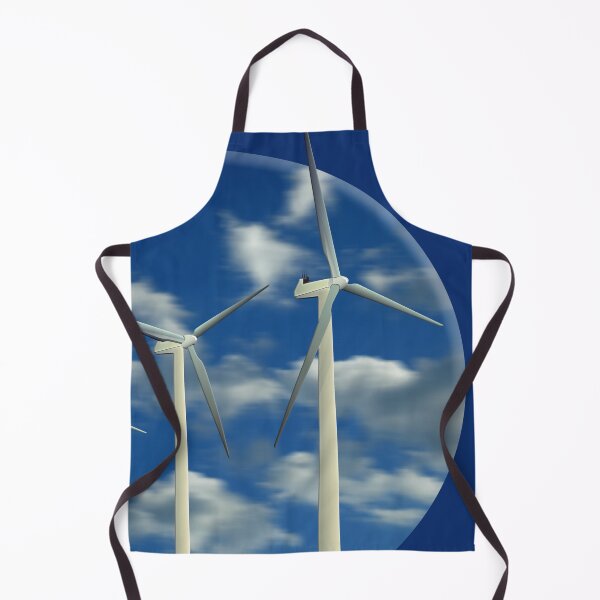 Item preview, Wind Turbines Renewable Sustainable Energy Blue Sky Round designed and sold by oz10.